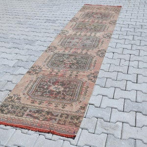 3x11 Runner Rug,Oushak Runner Rug,3x11 Rug,Turkish Runner Rug,3x11 Oushak Rug,Home Decor Runner,3x11 Turkish Rug,Corridor Rug,Runners,M-441