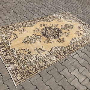 Tappeto Oushak, tappeto vintage, tappeto Oushak, tappeto turco, tappeto fatto a mano, tappeto da soggiorno, tappeto da camera da letto, tappeto turco, tappeto anatolico, arredamento per la casa, tappeti, S-590