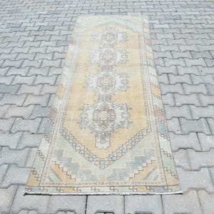 3x9 Rug,Hallway Rug,Turkey Runner Rug,3x9 Vintage Rug,3x9 Oushak Rug,Vintage Runner Rug,Runner Rug,Handmade Rug,3x9 Runner Rug,B-3101