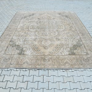 Persian Large Rug,10x13 Rug,Oversize Rug,10x13 Area Rug,Turkish Rug,Oushak Area Rug,Vintage Large Rug,10x13 Vintage Rug,Anatolian Rug,P-449