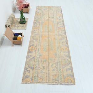 2x7 Rug,Runner Rug,Wool Runner Rug,Kitchen Rug,Stair Rug,2x7 Turkish Rug,Boho Rug,2x7 Vintage Rug,Turkish Runner Rug,Oushak Runner,Lk-126