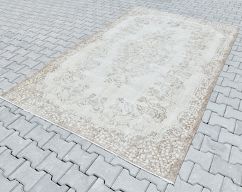 6x9 Rug,Oushak Area Rug,6x9 Turkish Rug,Bedroom Rug,6x9 Area Rug,Living Room Rug,6x9 Oushak Rug,Turkish Area Rug,6x9 Vintage Rug,Rug,S-2044