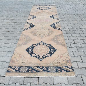 3x14 Runner Rug,3x14 Faded Rug,3x14 Turkish Rug,3x14 Hallway Rug,Kitchen Rug,Long Runner Rug,Living Room Rug,Turkey Rug,Oushak Runner,B-2746
