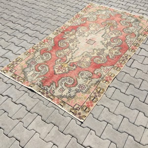 4x7 Rug,Oriental Rug,Living Room Rug,Wool Rug,4x7 Oushak Rug,Home Rug,4x7 Turkish Rug,Antique Rug,4x7 Area Rug,Handmade Rug,Floor Rug,A-116