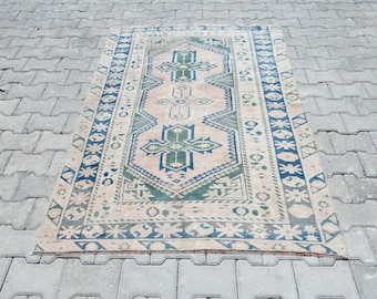 4x6 Rug,4x6 Area Rug,4x6,4x6 Turkish Rug,Area Rug,Handmade Rug,Custom Rug,Anatolian Rug,Neutral Rug,Vintage Rug,Boho Rug,Oushak Rug, A-1290