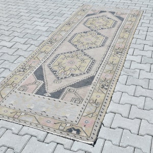 3x9 Runner Rug,Vintage Runner Rug,Entry Rug,Turkish Runner Rug,3x9 Rug,Hallway Rug,Runner Rug,Handmade Rug,Kitchen Rug,Oushak Runner,M-307