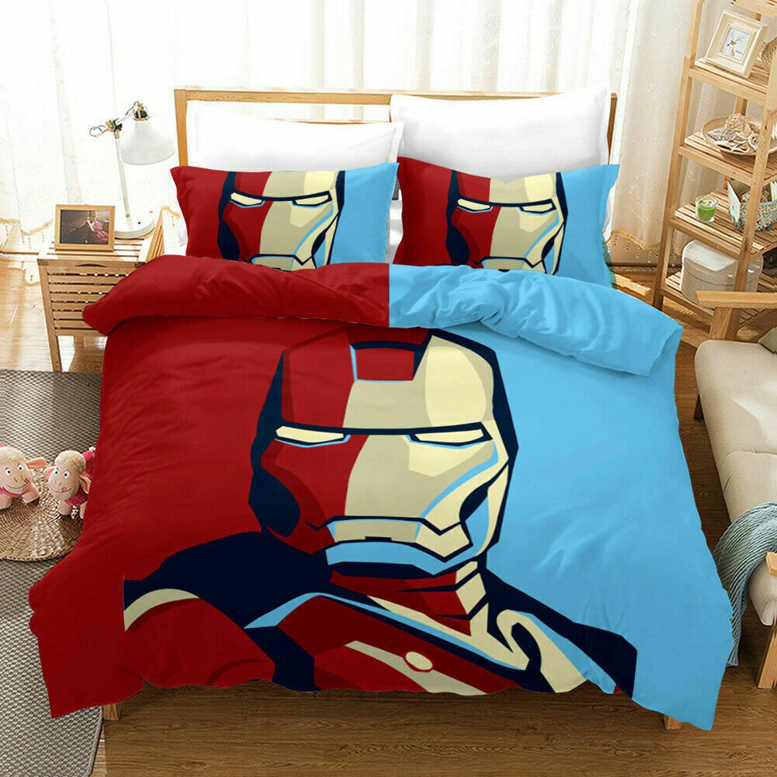Iron Man bedding set Iron Man duvet comfortable gift cover Etsy
