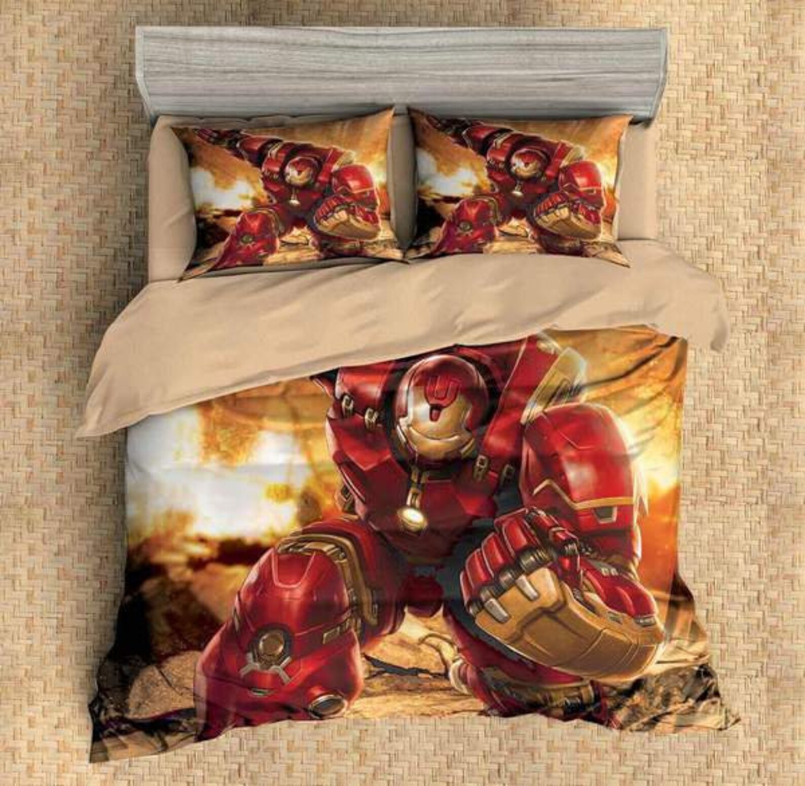 Iron Man bedding set Iron Man duvet i love you 3000 Etsy