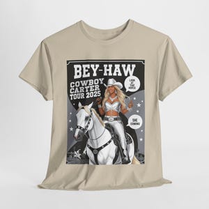 カウボーイ カーター ユニセックス T シャツ | Beyhive グッズ | BeyHaw ロデオ トップ | カウボーイ カーター ツアー | ロンドン | クイーン B ファン シャツ