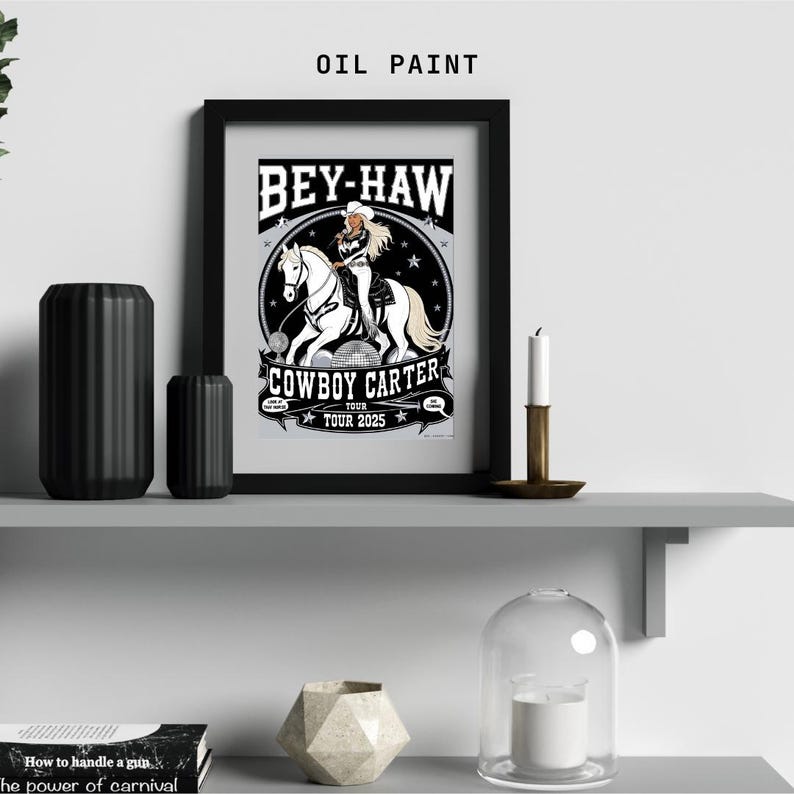 Beyonce Tour Poster | Cowboy Carter Tour Poster | Beyonce Digital Wall ...