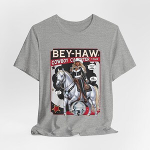 カウボーイ カーター ユニセックス T シャツ | Beyhive グッズ | BeyHaw ロデオ トップ | カウボーイ カーター ツアー | ロンドン | クイーン B ファン シャツ