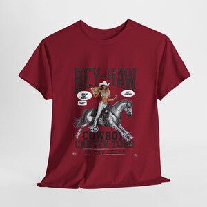 Koszulka unisex Cowboy Carter | Beyhive Merch | Top rodeo BeyHaw | Trasa koncertowa Cowboy Carter | Londyn | Koszulka fana Queen B