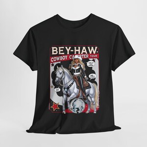 カウボーイ カーター ユニセックス T シャツ | Beyhive グッズ | BeyHaw ロデオ トップ | カウボーイ カーター ツアー | ロンドン | クイーン B ファン シャツ
