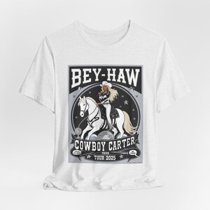 カウボーイ カーター ユニセックス T シャツ | Beyhive グッズ | BeyHaw ロデオ トップ | カウボーイ カーター ツアー | ロンドン | クイーン B ファン シャツ