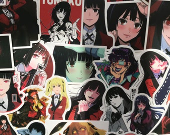 kakegurui stickers etsy