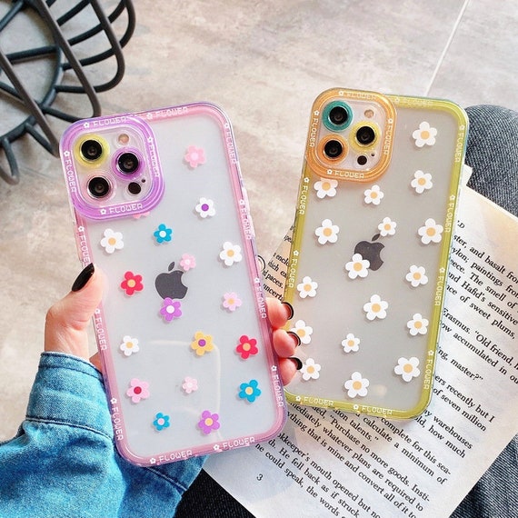 Embroidery Kawaii Cute Fluff Flowers Clear Soft iPhone Case Apple iPhone 13 12 11 pro max X XS XR 7 8 Plus Phone Shell Back Cover Embroidery Kawaii Cute Fluff Flowers Clear Soft iPhone Case Apple iPhone 13 12 11 pro max X XS XR 7 8 Plus Phone Shell Back Cover