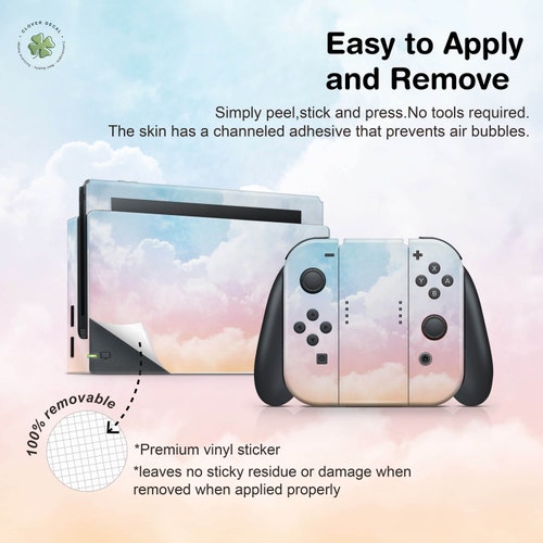 Pastel Watercolor Sea Of Clouds shops Mountain Customizable Nintendo Switch Skin,Switch OLED Switch Vinyl, Personalized Switch Case Dock Full Set
