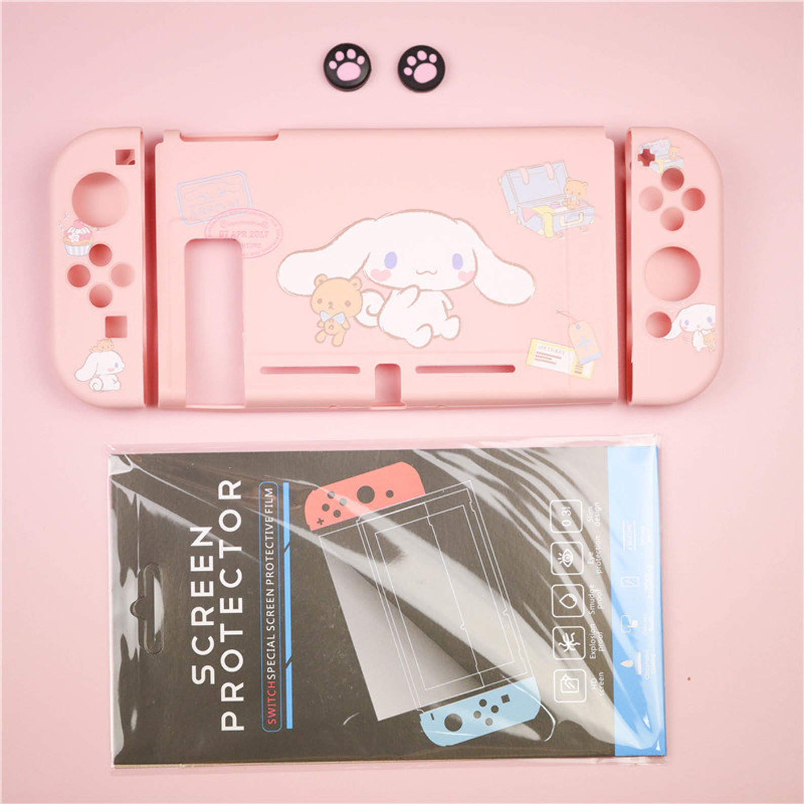 Pastel belle Cartoon Cinnamon Dog Nintendo Switch Case Cute Etsy