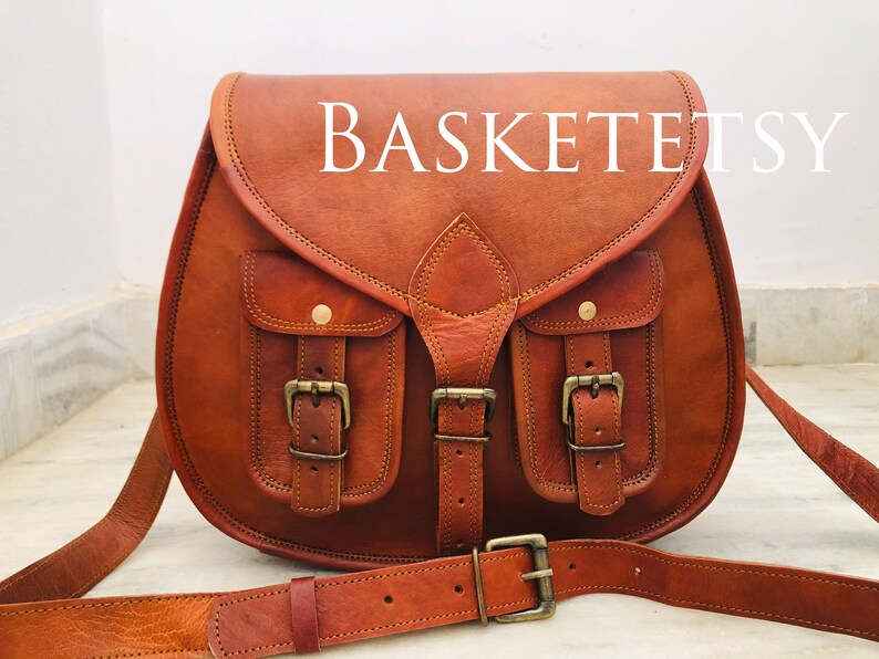 custom leather satchel