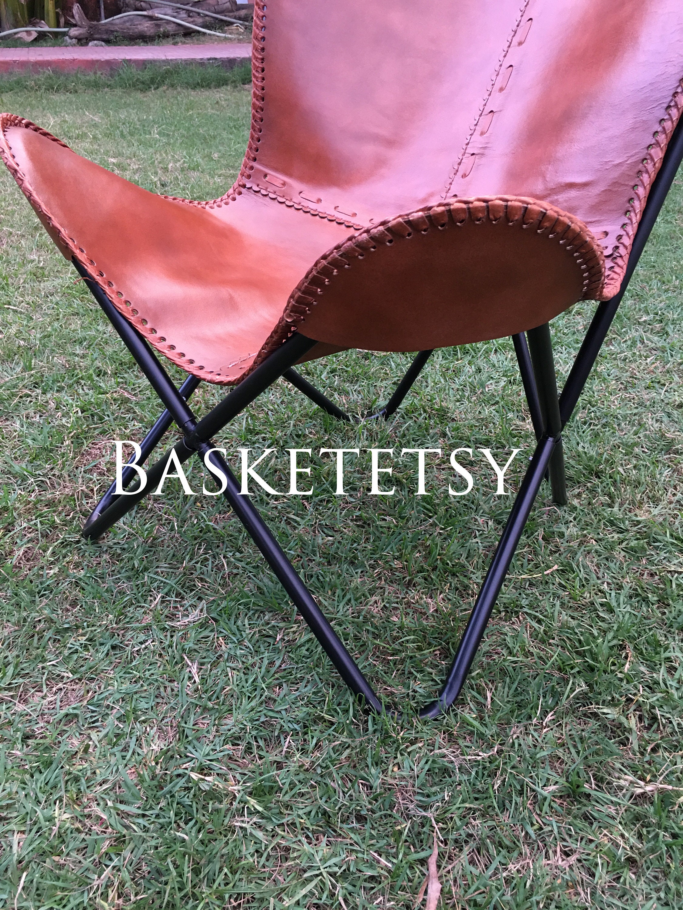 Leather Butterfly Chair BKF Sling Hardoy Industrial Vintage Etsy