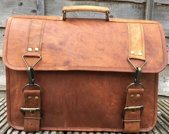 personalized Messenger bag leather laptop bag best gift for him briefcase handmade leather shoulder bag business laptop bag best custom gift