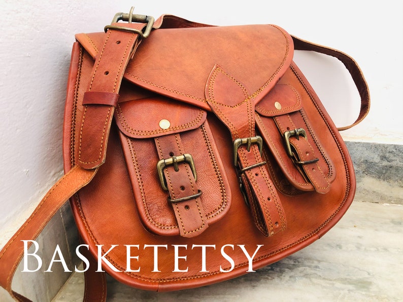 custom leather satchel