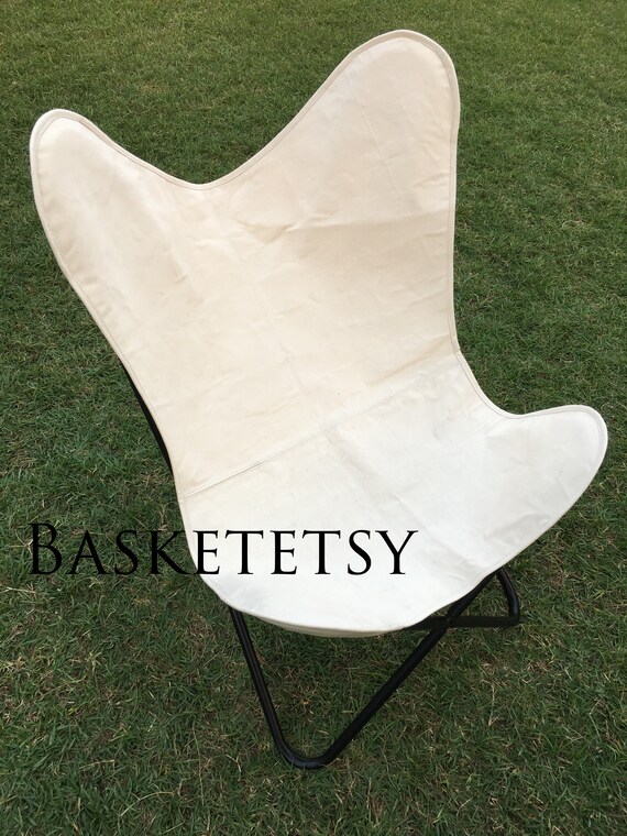 100 Canvas Handmade Butterfly Chair Cover Relaxing Chair For Etsy