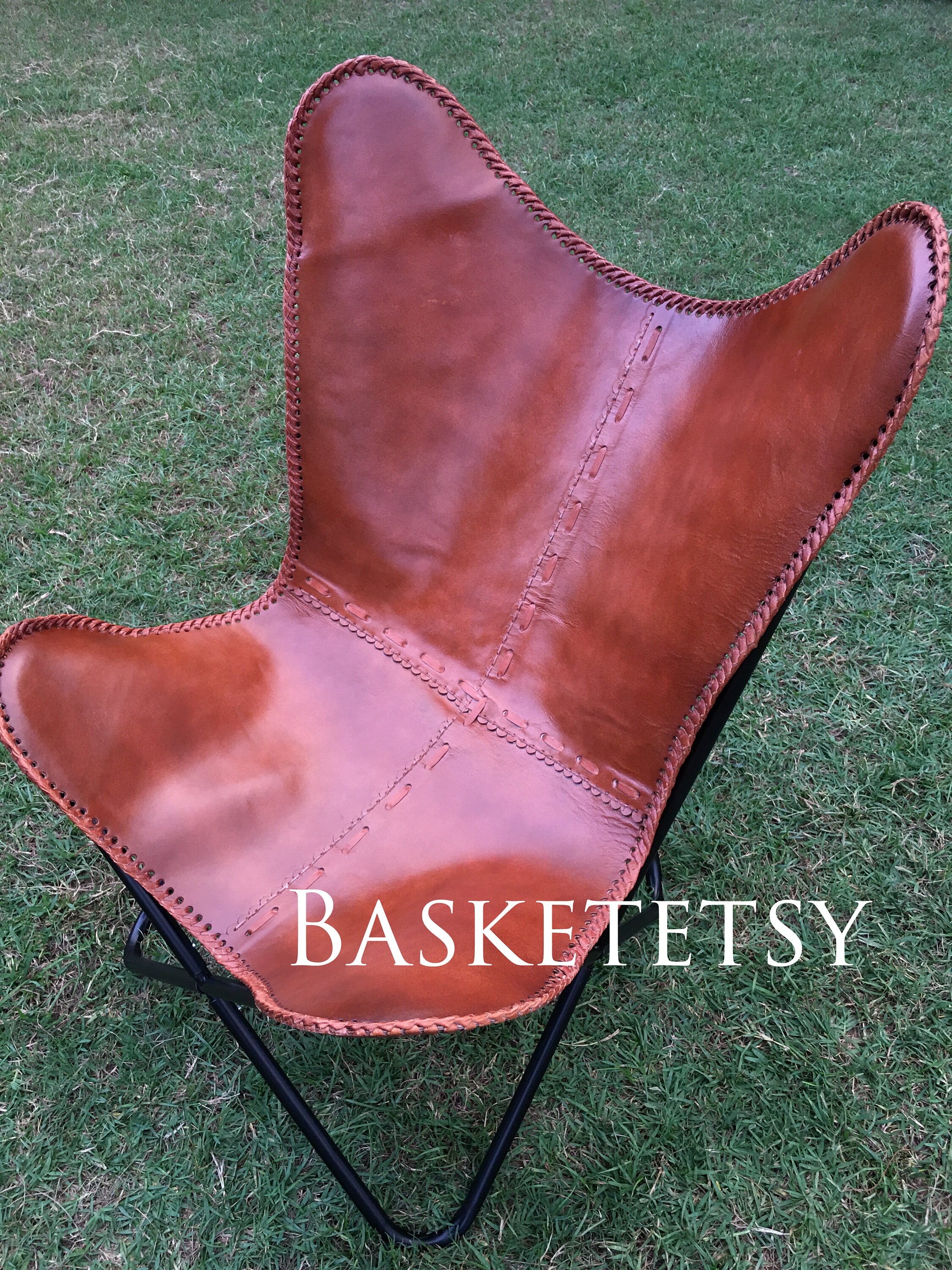 Leather Butterfly Chair BKF Sling Hardoy Industrial Vintage Etsy