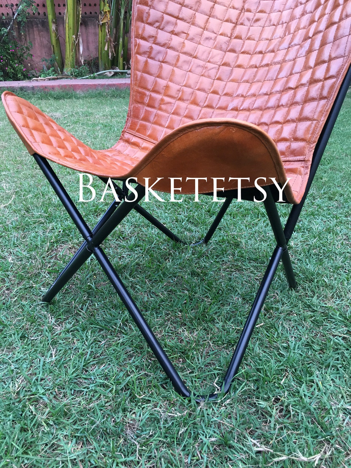 Leather Butterfly Chair 100 Leather Butterfly Padding Etsy