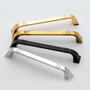 Modern Style Solid Bar Handle in Zinc Alloys, Furniture Hardware, Kitchen Cabinet Knob, Wardrobe Handle, Drawer Pull, Dresser Knob