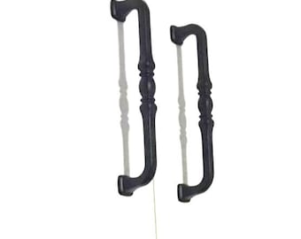 Matte Black Solid Bar Handle for Cabinet in Zinc Alloys, Modern Knob for Wardrobe, Classic Pull for Drawer, Dresser Knob, Furniture Handle