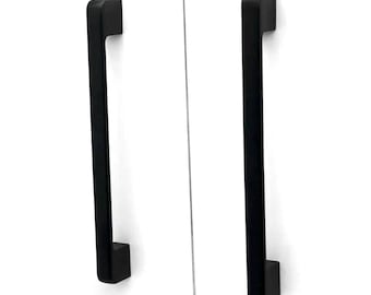 Matte Black Zinc Alloy Cabinet Handle: Modern Drawer Pull