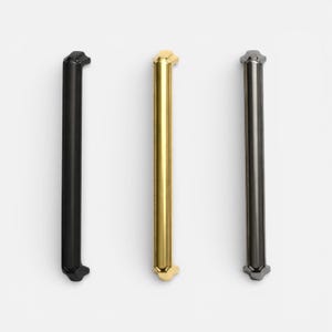 Modern High Finishes Solid Bar Cabinet Handles, Minimalist Knobs for Wardrobes, Luxury Bar Pulls for Drawers, Dresser Knobs in Zinc Alloys