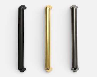 Modern High Finishes Solid Bar Cabinet Handles, Minimalist Knobs for Wardrobes, Luxury Bar Pulls for Drawers, Dresser Knobs in Zinc Alloys