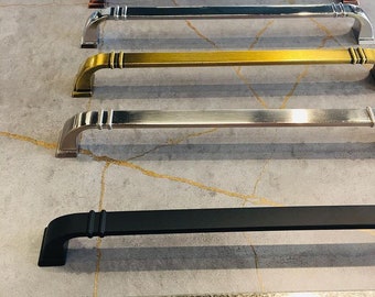 Modern Zinc Alloy Bar Handle: Kitchen Cabinet Hardware