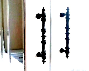 Matte Black Zinc Alloy Bar Handle: Classic Cabinet & Furniture Hardware