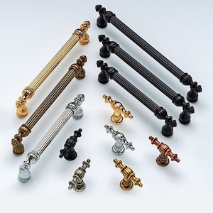 Rustic Bar Handle for Cabinet, Knobs for Wardrobes, Pulls for Drawers, Dresser Knob in Zinc Alloys, Furniture Handle