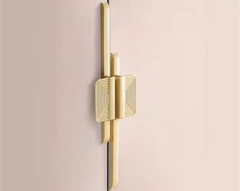 Brushed Brass Minimalist Solid Drawer Pull in Zinc Alloys, Vintage Style Dresser Knob, Black Handle for Cabinet, Nordic Knobs