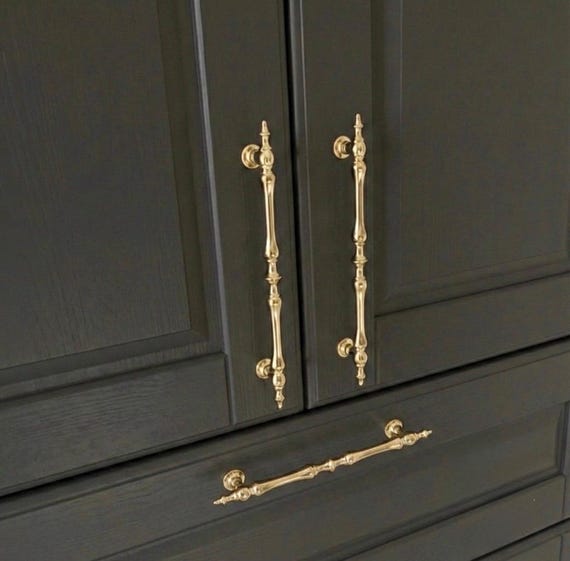 Luxury Polished Gold Solid Bar Handle in Zinc Alloys for Cabinets, Brushed  Brass Knob, Drawer Pull, Dresser Knob, Wardrobe & Cupboard Handle - Etsy
