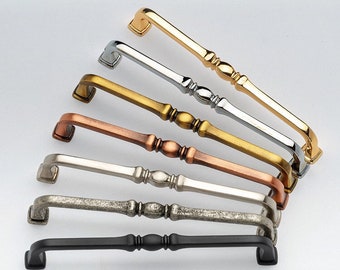 Solid Bar Handle for Cabinet in Zinc Alloys, Hardware for Furniture, Knob for Wardrobe, Pull for Drawer, Dresser Knob