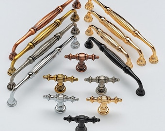 Solid Bar Handle for Furniture, Knob for Cabinet, Hardware for Kitchen Cabinet, Drawers for Pulls, Dresser Knob