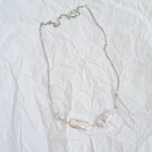 Irregular Pearl Necklace image 8