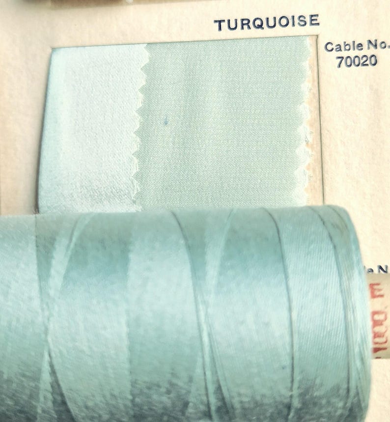 Turqiose Thread 1000 Meter Reel Pure Silk Thread,