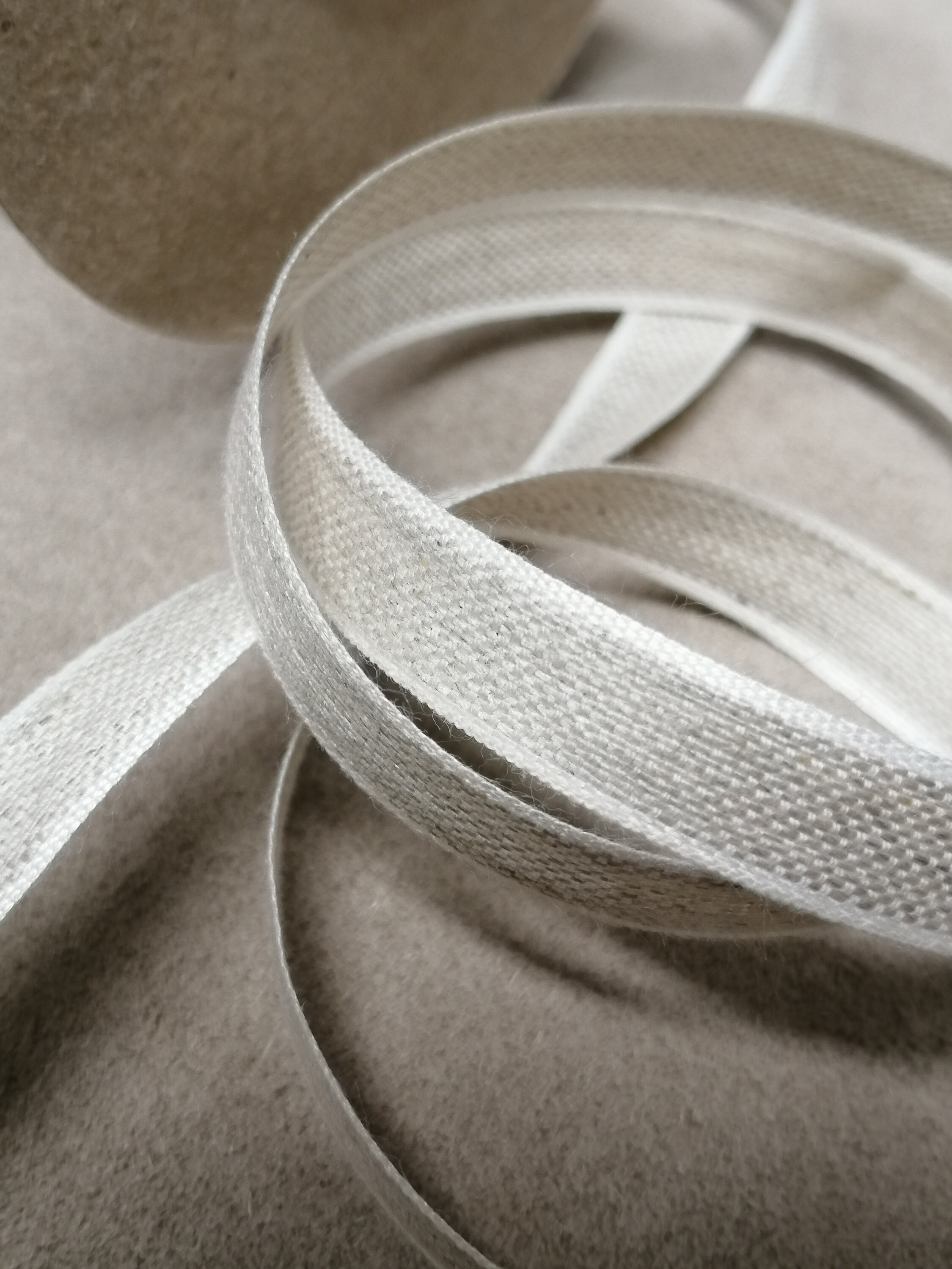 10 Meters Linen Union Stay Tape for Tailoring, 1 Cm Width, Bridle Tape