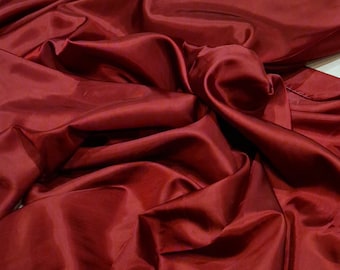 Luxury Bemberg lining, garnet red, premium quality, natural fibres, Cupro , Doublure, Futter
