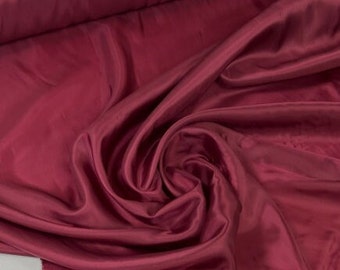Luxury Bemberg lining, claret red, premium quality, natural fibres, Cupro , Doublure, Futter
