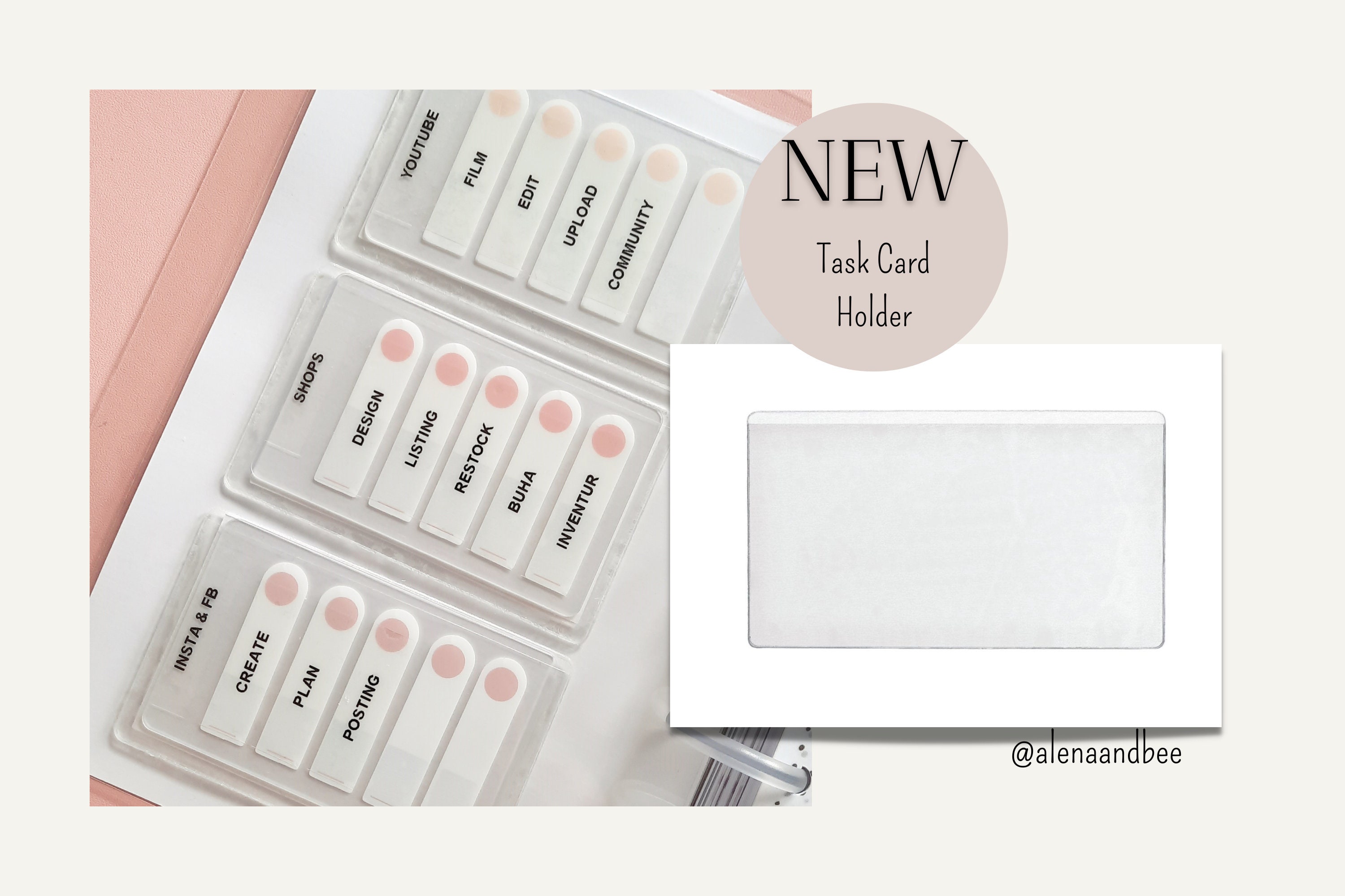 Adhesive Id Card Holder