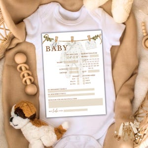 Baby Oracle | Fooikaarten | Babyshowerspelletjesset - Baby Oracle