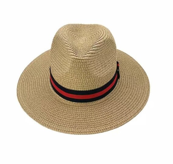 Panama Hat, UV Protection, Wide Brim Fedora Hat, Stylish 