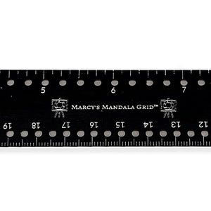 Marcy’s Mandala Ruler Tool: Acrylic Circle Maker for Dot Painting and ...